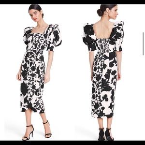 Christopher John Rogers Floral Dress